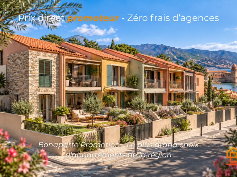 - COLLIOURE – MAISON T4 NEUVE DÉJÀ LIVRÉE À 100 M DE LA PLAGE – JARDIN ET DOUBLE GARAGE — photo 1