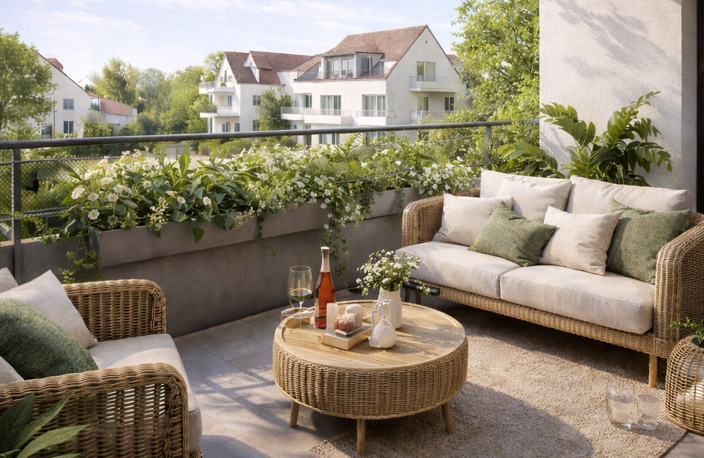 Strasbourg – Route des Romains | 2 pièces avec balcon — photo 4