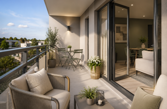 MAGNIFIQUE T2 AVEC GRAND BALCON – IDÉAL PRIMO-ACCÉDANT — photo 2