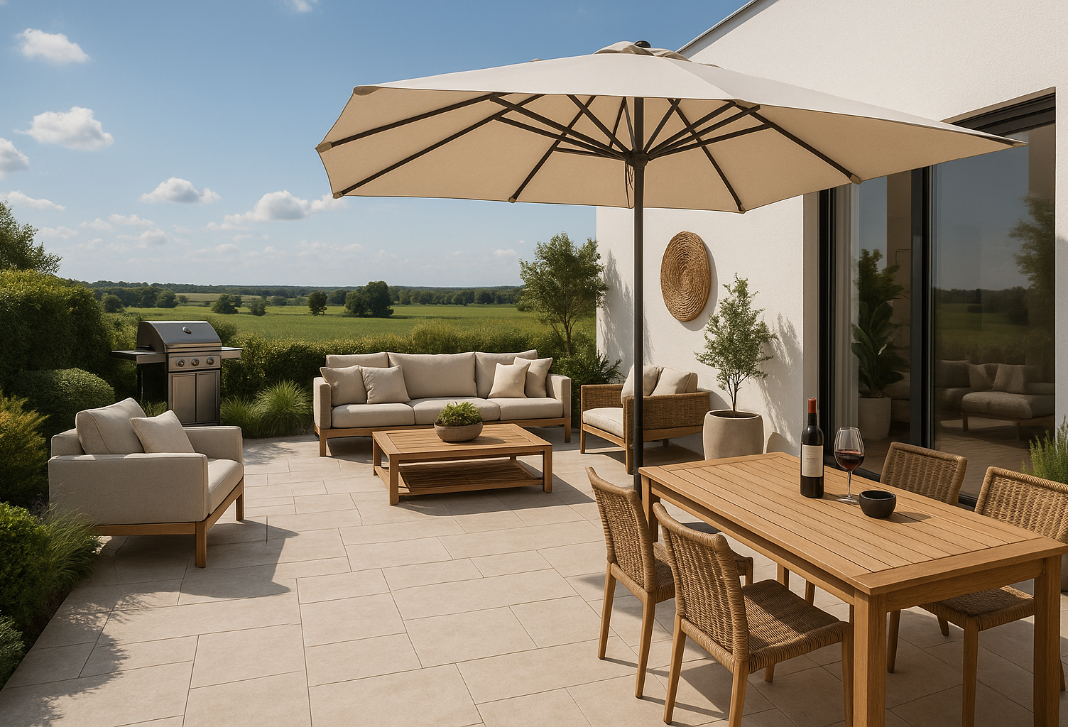 Exceptionnel T3 avec Terrasse XXL et Jardin Privatif à Rosheim  — photo 1