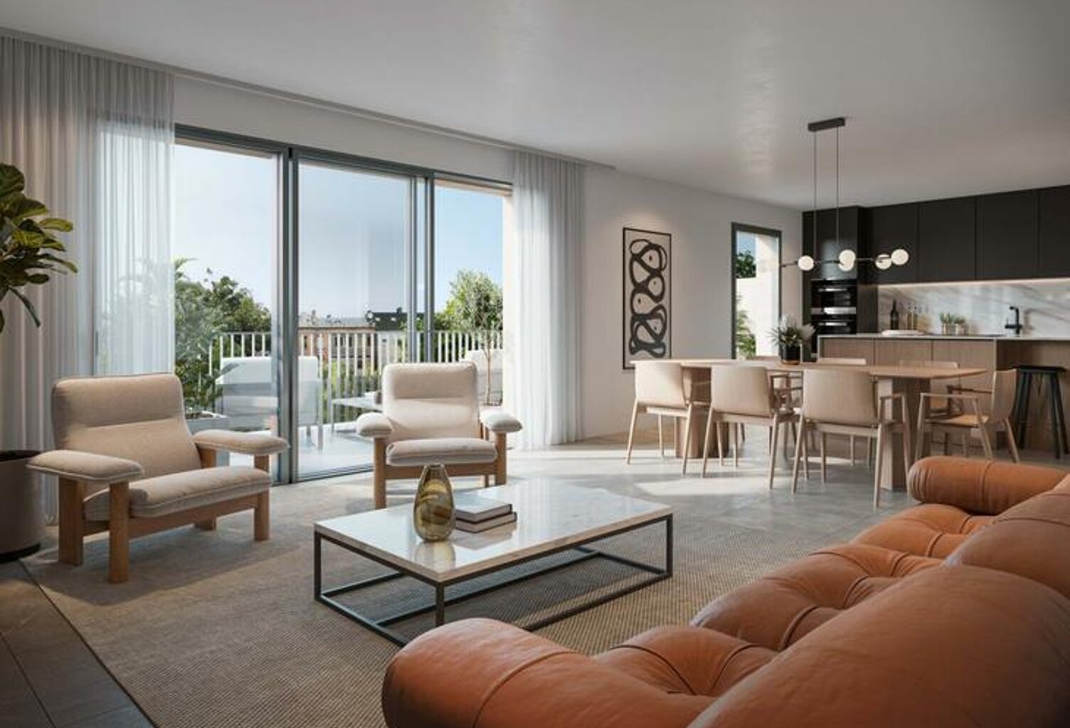 TERRASSE DE PLUS DE 30m² ! SALON LUMINEUX AVEC 3 OUVERTURES ! FAIRE VITE !  — photo 1