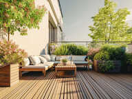 TERRASSE DE PLUS DE 30m² ! SALON LUMINEUX AVEC 3 OUVERTURES ! FAIRE VITE !  — photo 2