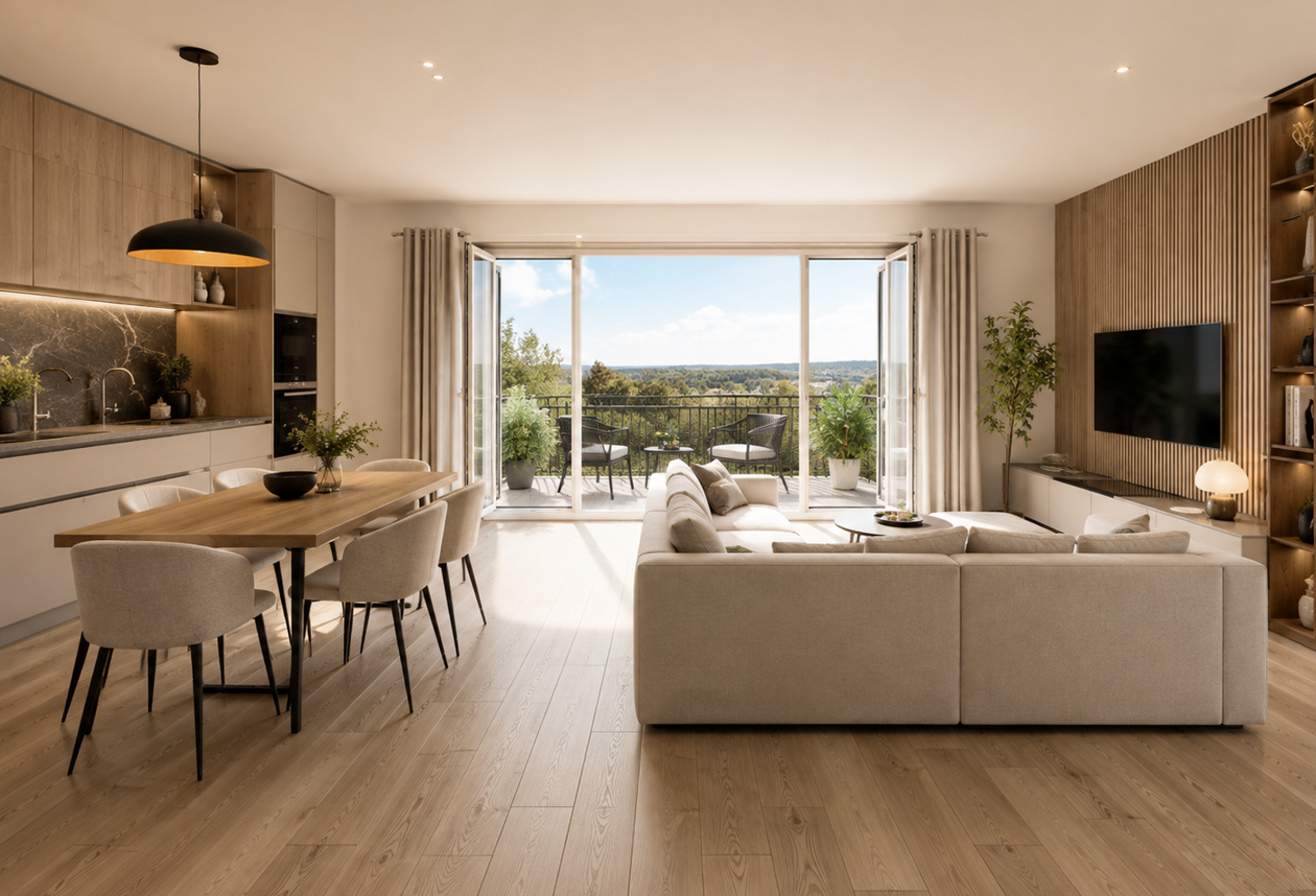 LUMINEUX 3 PIÈCES AVEC GRAND SÉJOUR ET BALCON DE 11 M² — photo 1