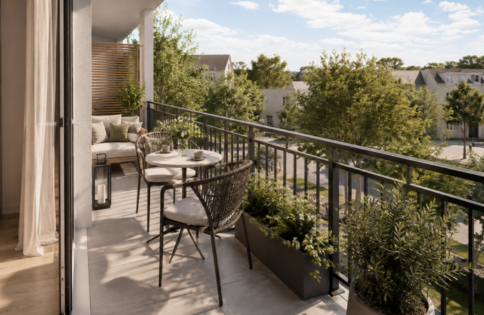 LUMINEUX 3 PIÈCES AVEC GRAND SÉJOUR ET BALCON DE 11 M² — photo 2