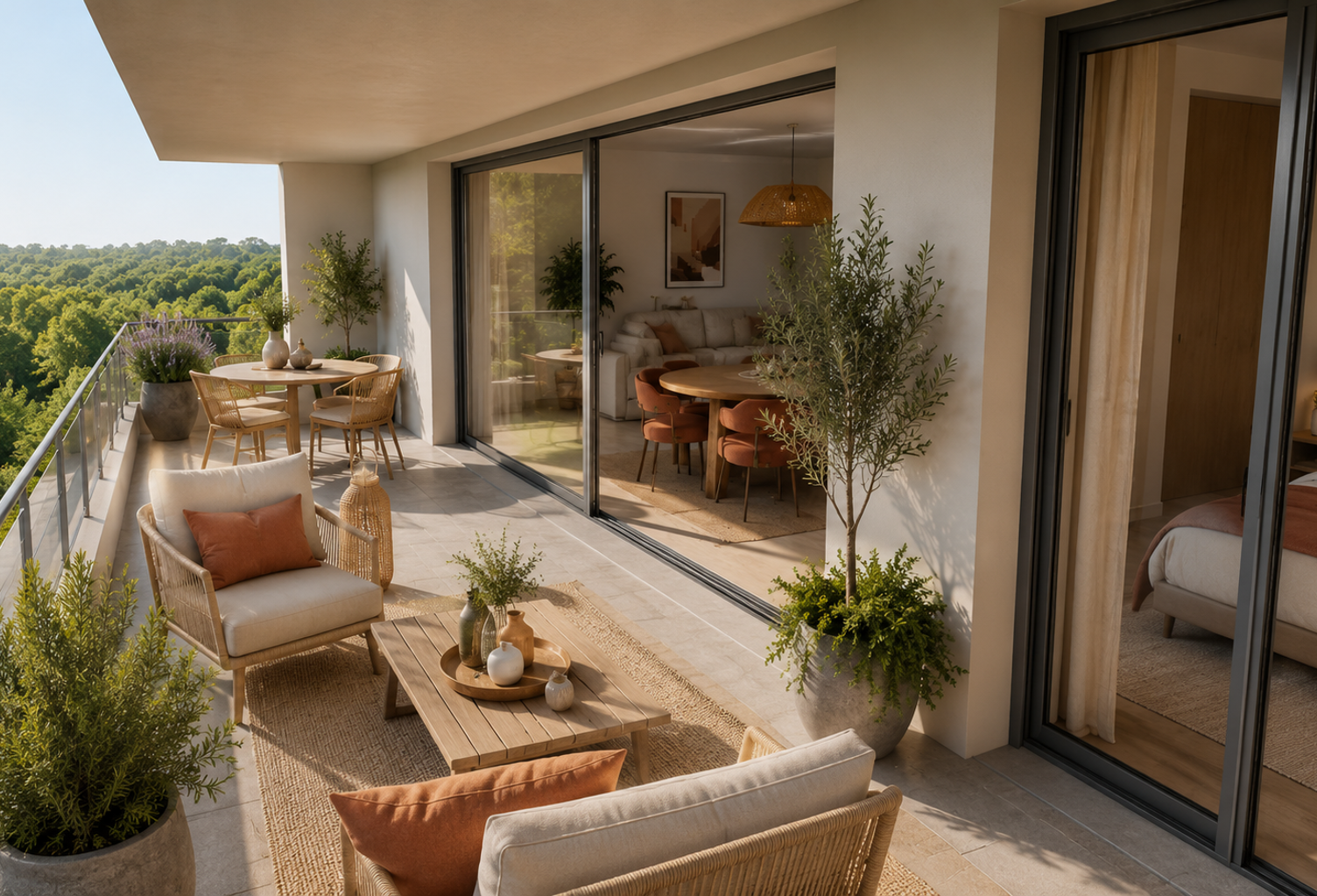 Bel Appartement T4 en attique traversant avec Grand Balcon à Rosheim  — photo 1
