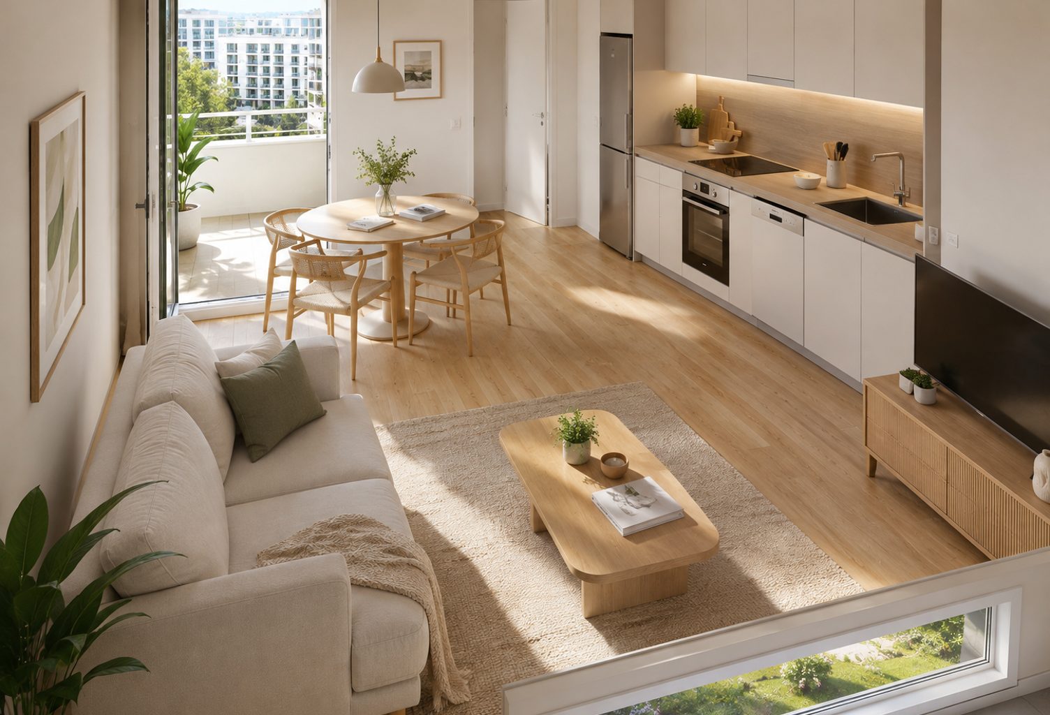Coup de cœur : T3 neuf avec balcon dans résidence contemporaine — photo 1