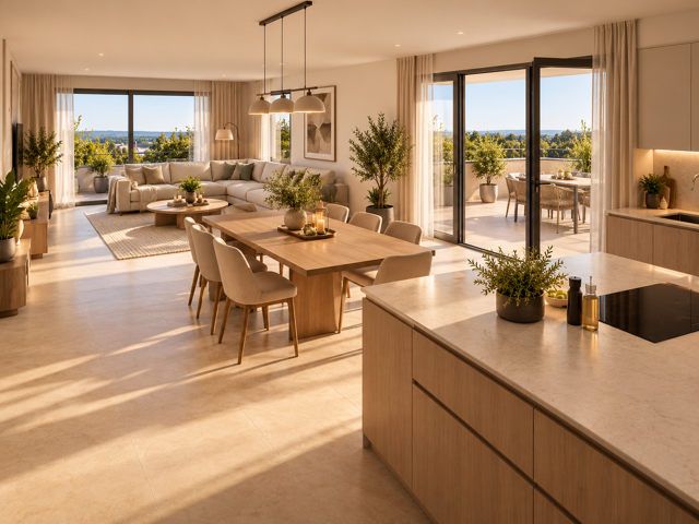 BEAU DERNIER LOT A BREUSCHWICKERSHEIM. Exceptionnel T4 attique avec 66 m² de terrasses — photo du bien