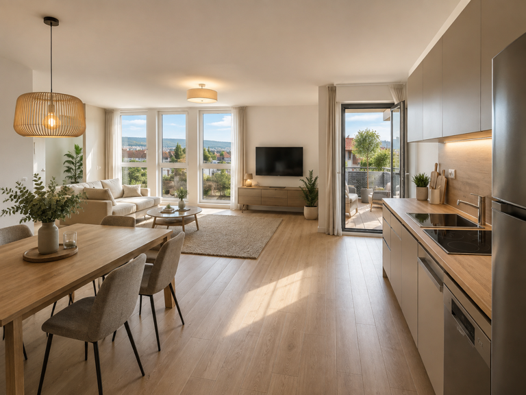 OBERNAI – BEAU 3 PIÈCES NEUF DE 63 M² AVEC BALCON SUD - EST — photo 1