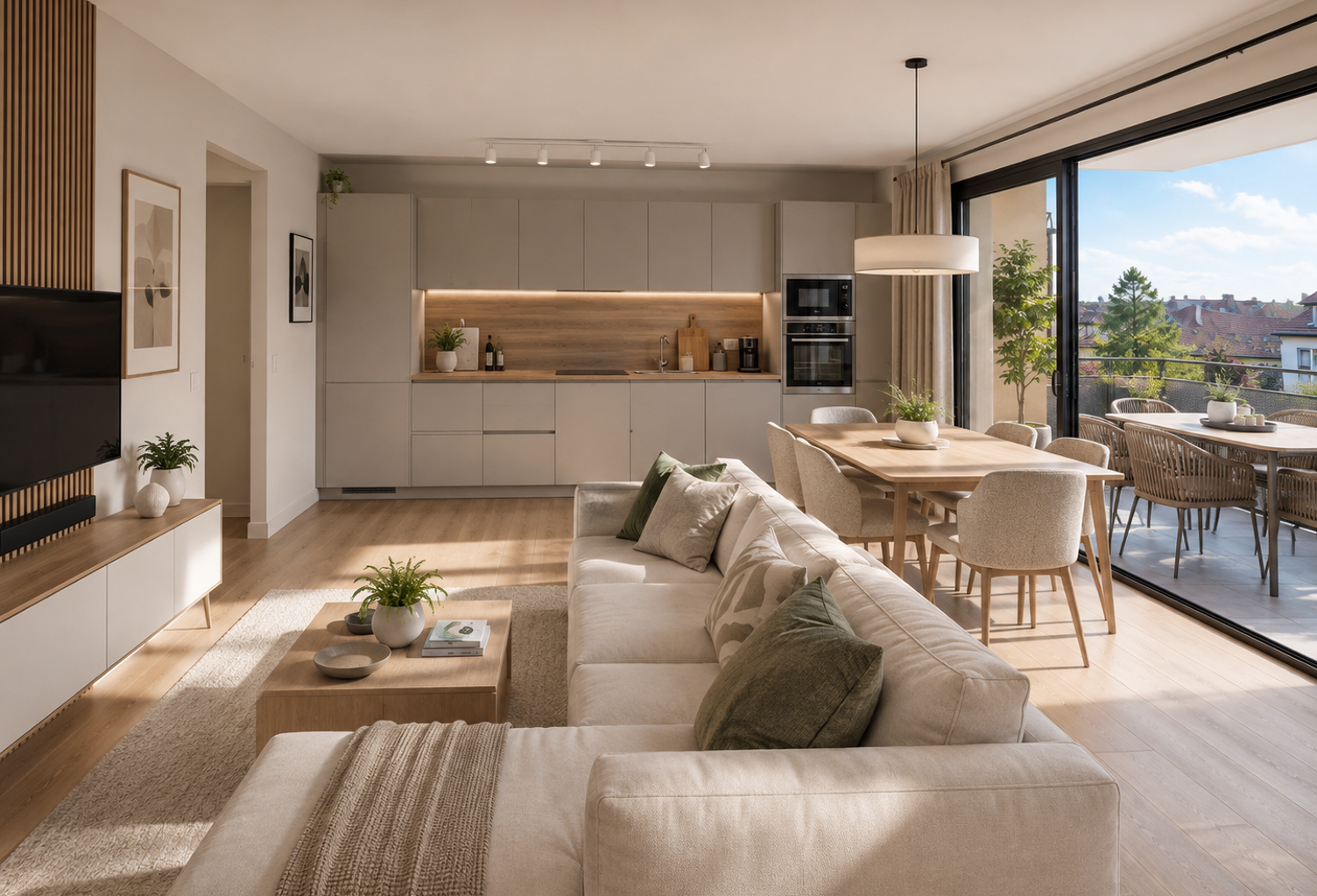  OBERNAI – Grand T4 neuf de 80 m² avec balcon Sud-Est — photo 1