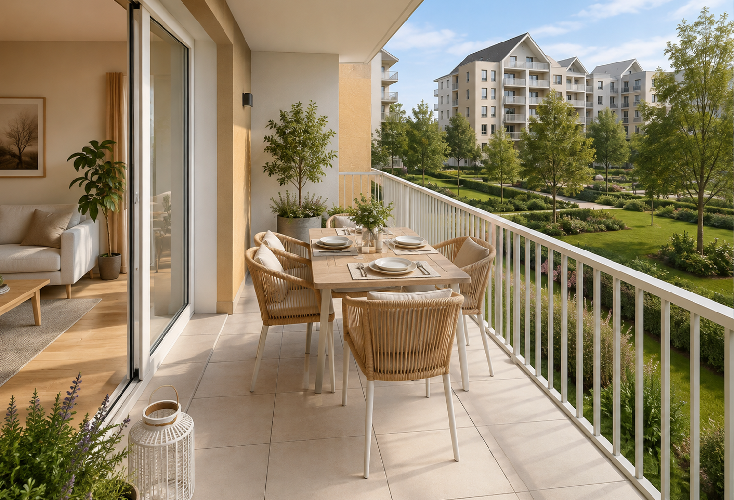 Coup de cœur : T4 neuf avec balcon dans résidence contemporaine — photo 1