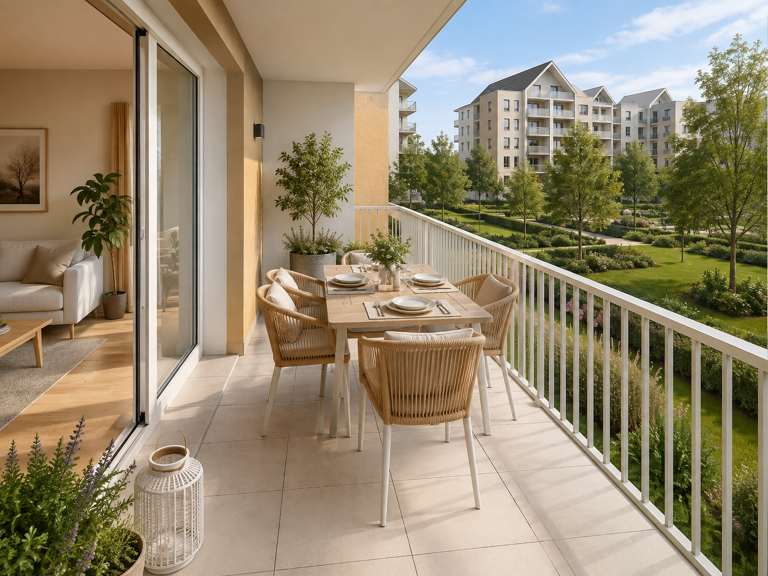 Coup de cœur : T4 neuf avec balcon dans résidence contemporaine — photo 1