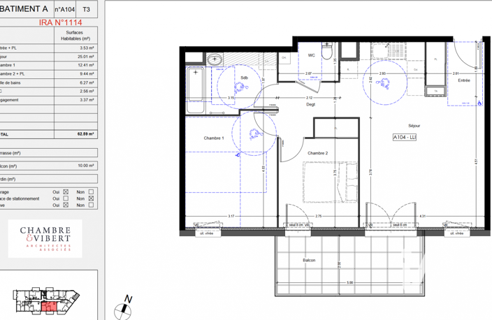 Location Appartement 3 pièces — photo 2