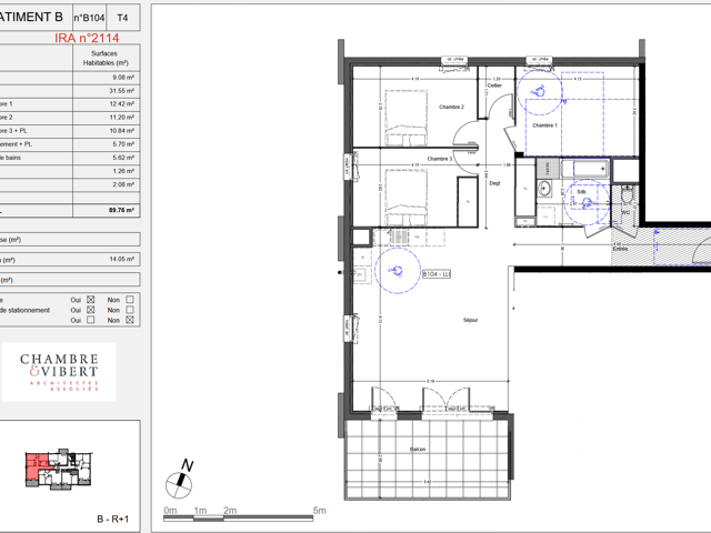 Location Appartement 4 pièces — photo du bien