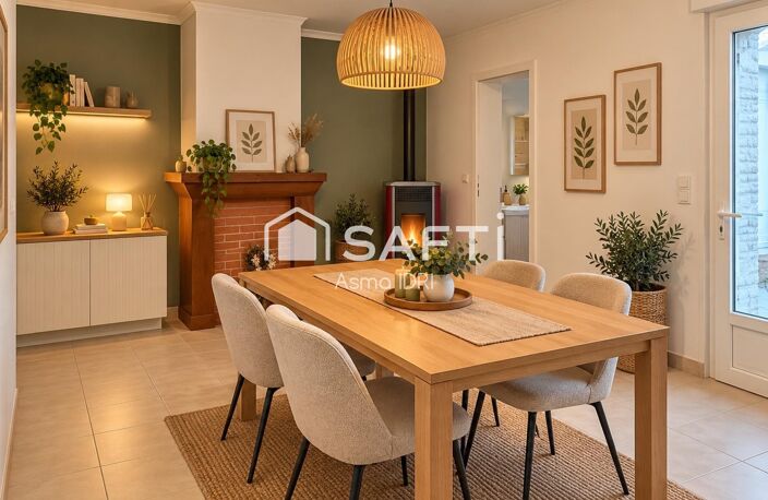 Maison 85 m²  2 chambres + bureau  Cour  Garage — photo 5