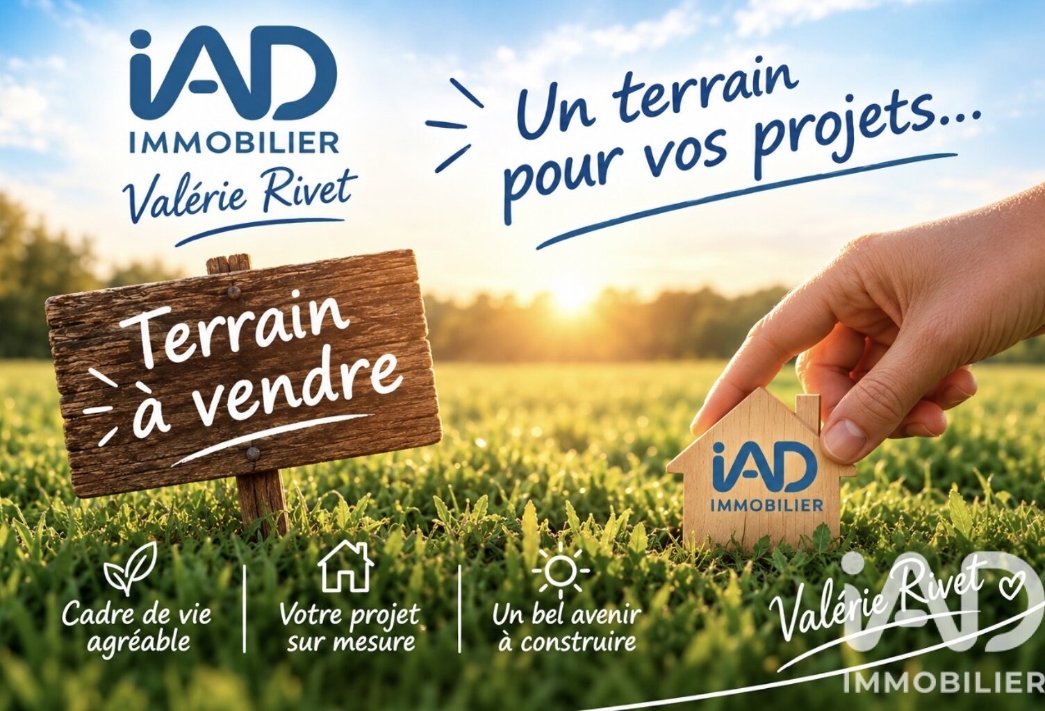 Vente Terrain à bâtir 1 200 m&sup2; — photo 1
