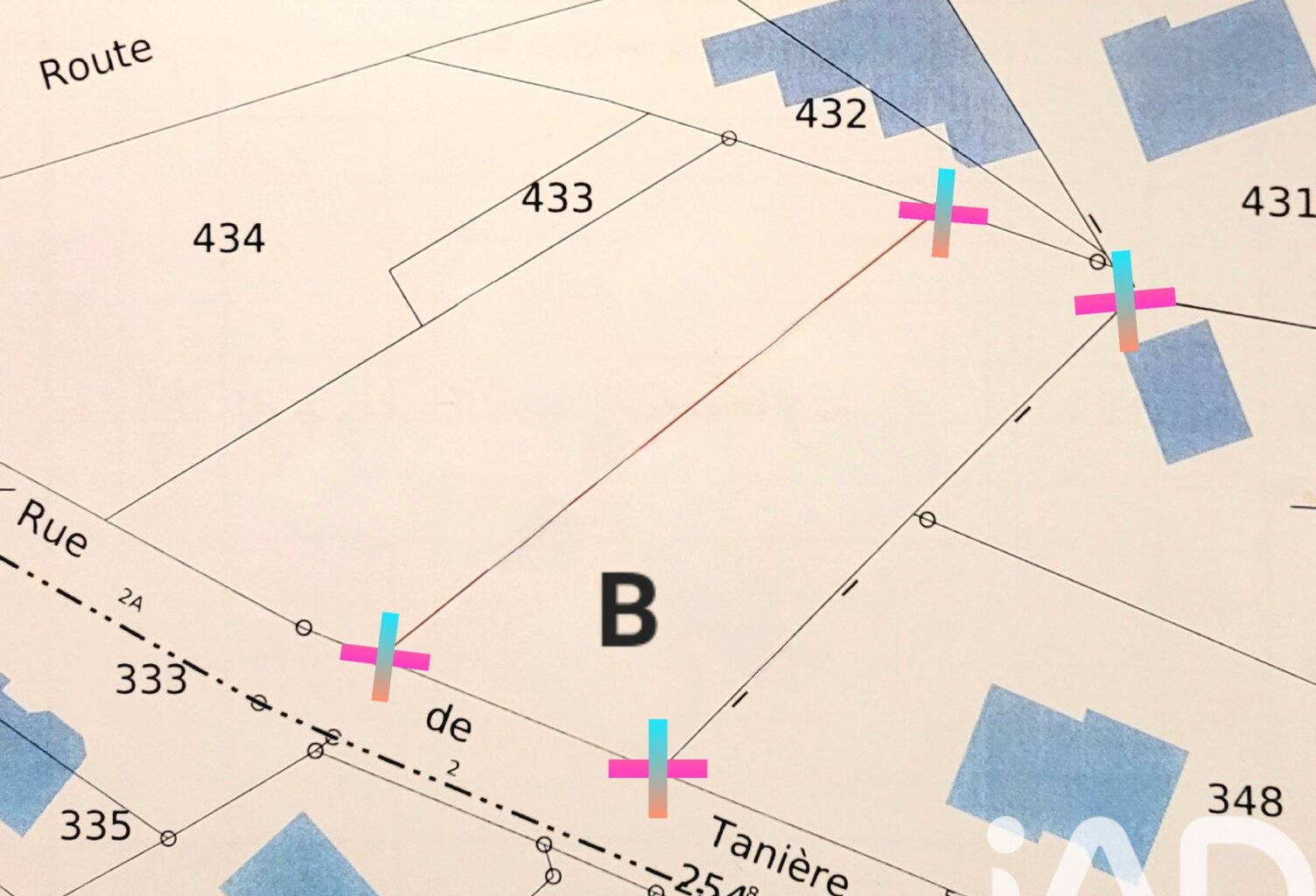 Vente Terrain à bâtir 770 m&sup2; — photo 1