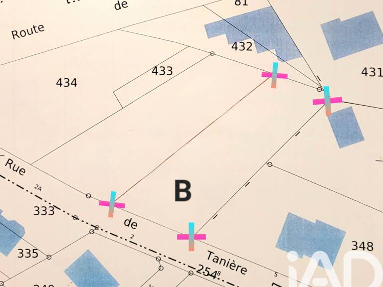 Vente Terrain à bâtir 770 m&sup2; — photo 1