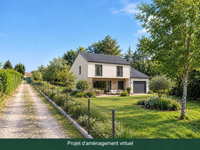 Magnifique terrain constructible de 511 m² situé au cœur du village d'Achères-la-Forêt — photo du bien