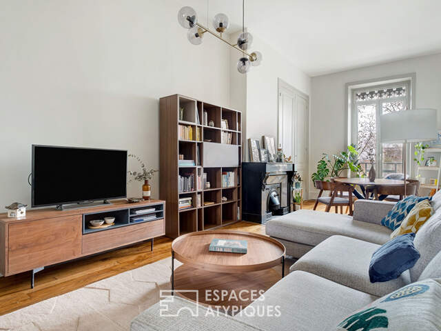 Duplex rénové en dernier étage — photo du bien