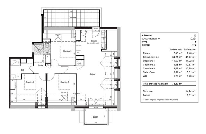 Vente Appartement 4 pièces — photo 5