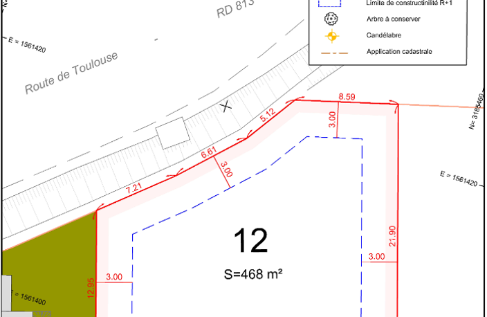 Vente Terrain à bâtir 492 m&sup2; — photo 3
