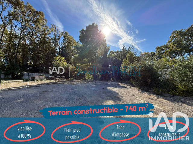 Vente Terrain à bâtir 740 m&sup2; — photo du bien