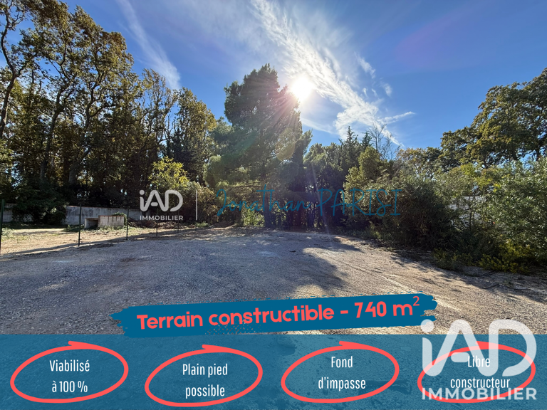 Vente Terrain à bâtir 740 m&sup2; — photo 1