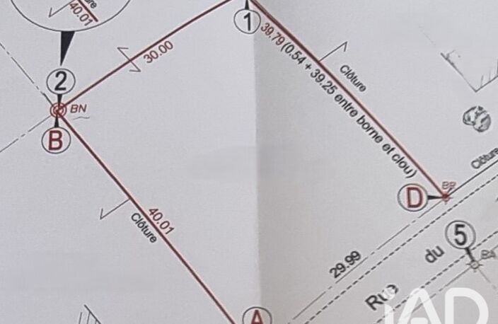 Vente Terrain à bâtir 1 198 m&sup2; — photo 3