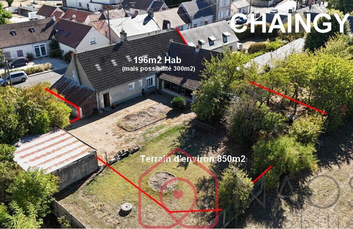 Chaingy - Centre-bourg -  Longère atypique de 196m2 habitables — photo 2