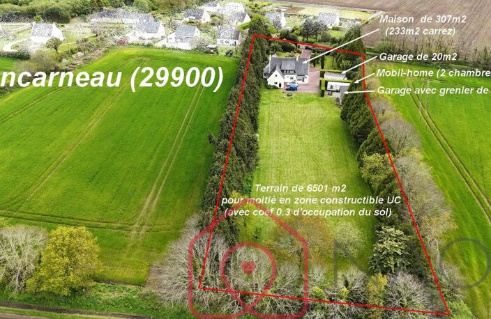 Concarneau  Demeure de style breton de 260 m² utiles sur un terrain clos de 6500m2 — photo 4