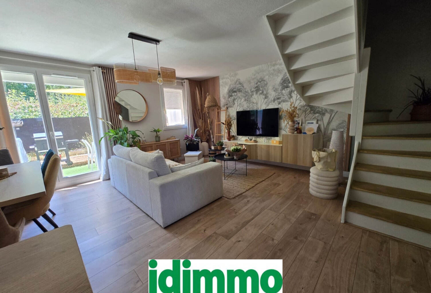 PINSAGUEL (31120) - Maison rénovée T4 en copropriété avec ja — photo 1