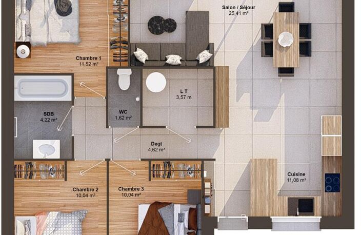 Maison 5 pièces 82 m2 — photo 3