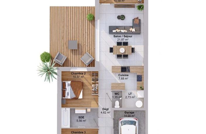 Maison 5 pièces 76 m2 — photo 3