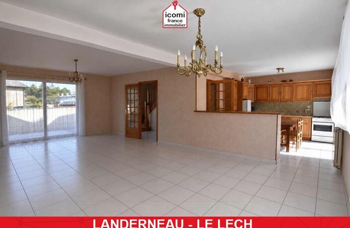 FINISTERE - Landerneau (29800) - A VENDRE - MAISON DE 134M² - 5 CHAMBRES -  SOUS-SOL COMPLET - GARAGE - JARDIN CLOS DE 1100 M² - DPE C — photo 3