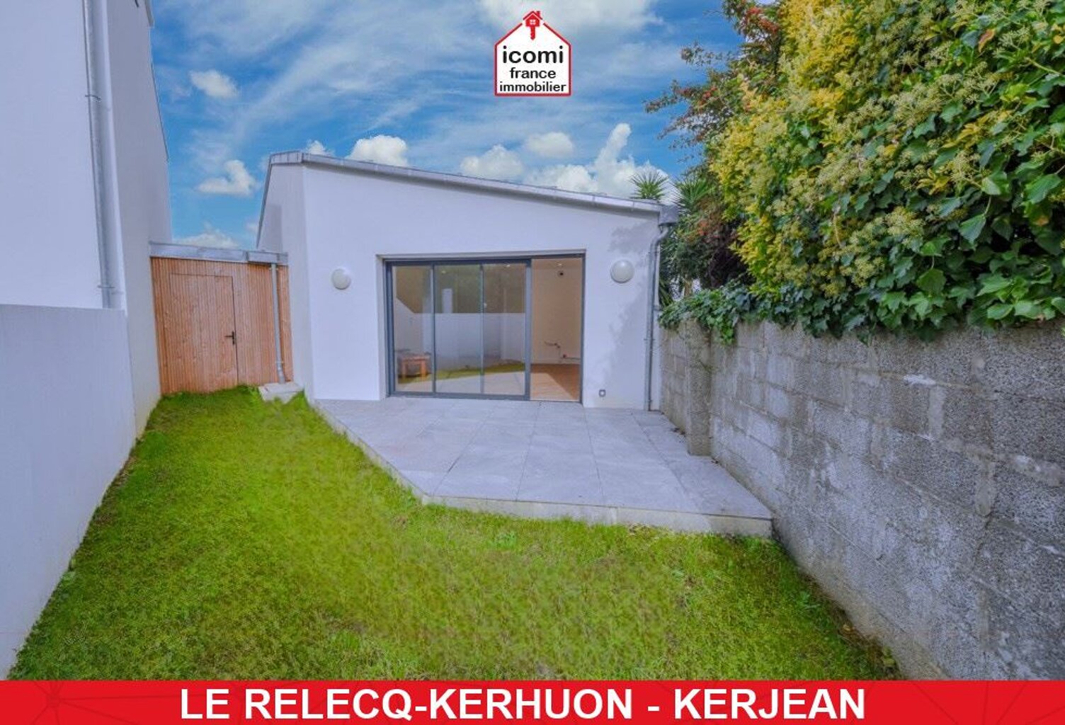 FINISTERE - Le Relecq-Kerhuon (29480) - A VENDRE - MAISON NEUVE PLAIN PIED 72M² - 2 CHAMBRES - TERRASSE - CELLIER SUR TERRAIN DE 275M² — photo 1