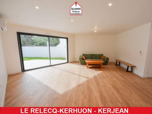 FINISTERE - Le Relecq-Kerhuon (29480) - A VENDRE - MAISON NEUVE PLAIN PIED 72M² - 2 CHAMBRES - TERRASSE - CELLIER SUR TERRAIN DE 275M² — photo du bien
