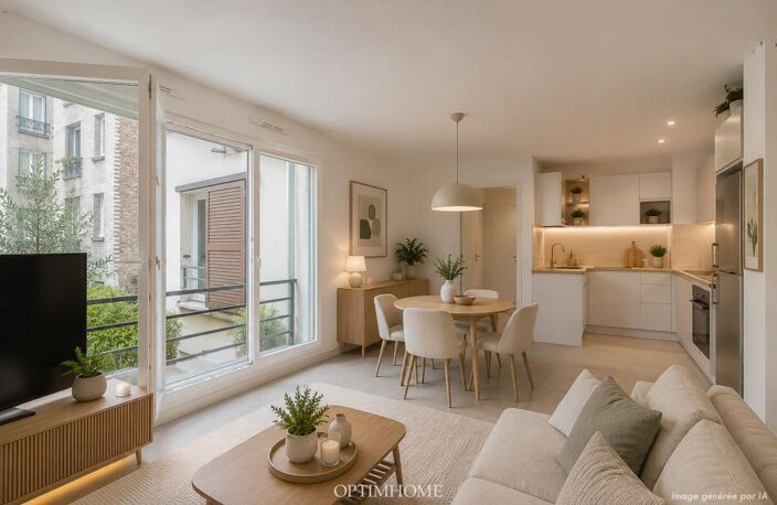 MAIRIE DES LILAS -  IMMEUBLE 2012 - Appartement 3 PIÈCES - 2 CHAMBRES– 53 m² – — photo 3