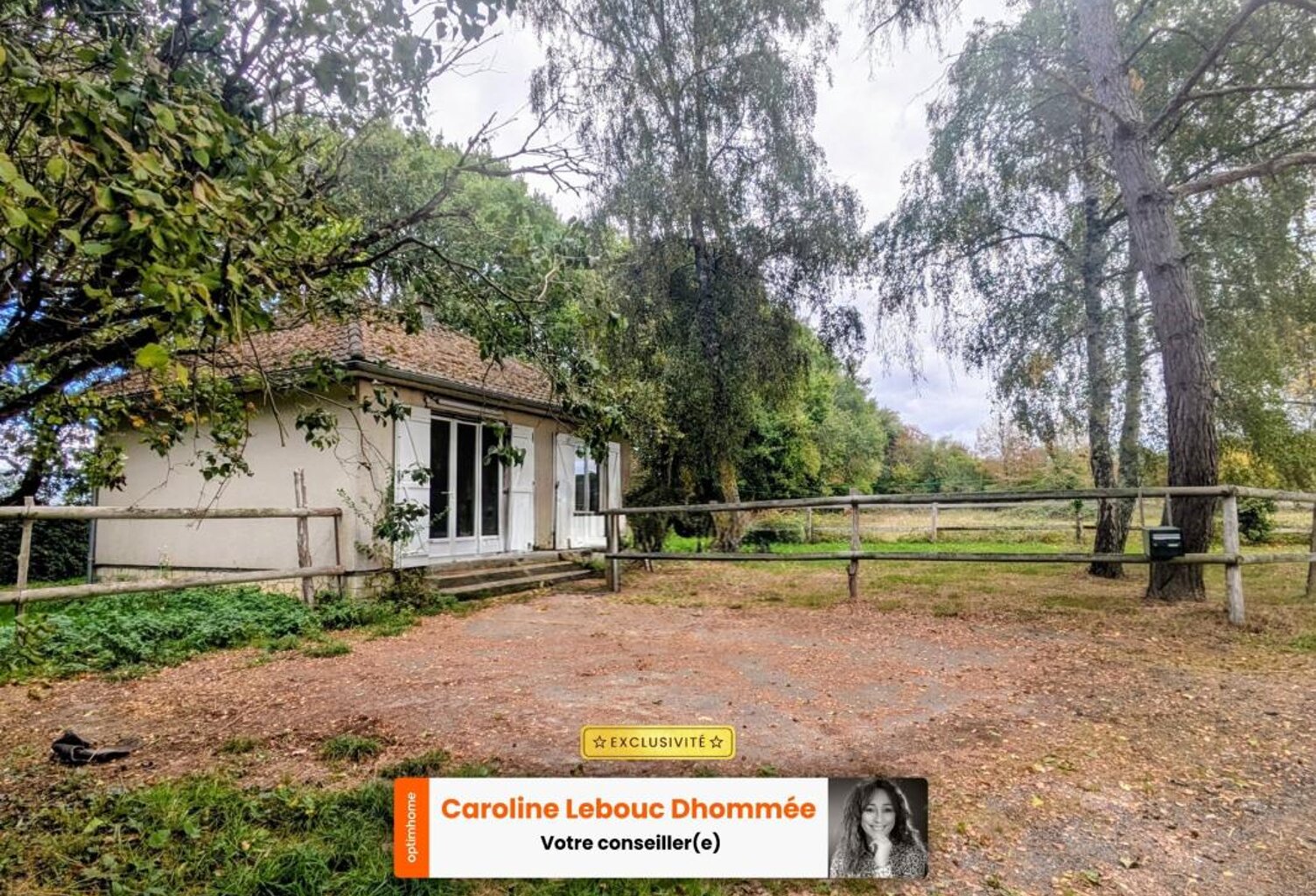 Maisonnette louée avec jardin de 800 m² en pleine campagne à Val-au-Perche — photo 1
