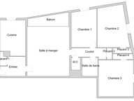 CHENÔVE – Appartement T4 lumineux avec balcon et cave — photo 3
