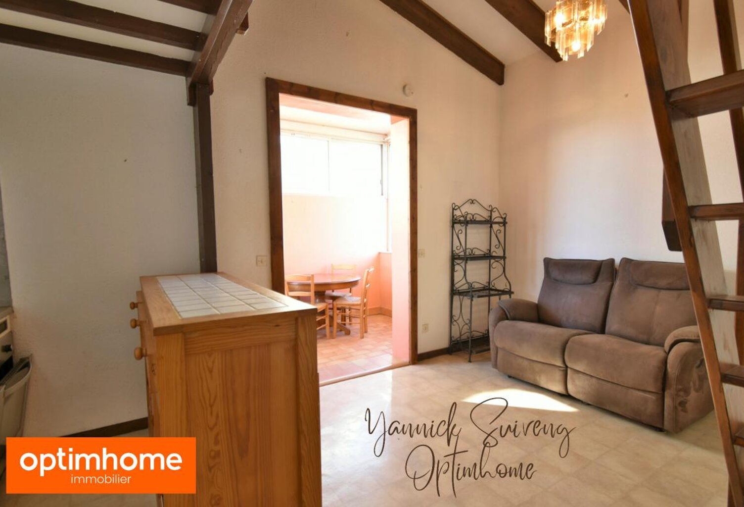 APPARTEMENT 1 CHAMBRE + VERANDA ET MEZZANINE - LE BARCARES (66420) — photo 1