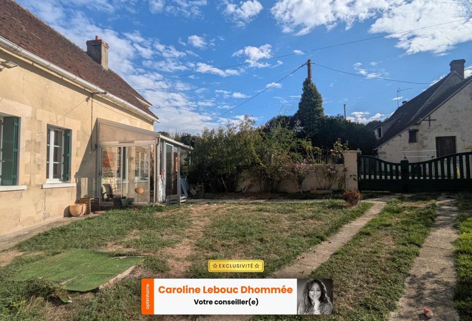 Longère percheronne 90m² en hameau à Nocé- intérieur rénové, jardin et 4 dépendances à fort potentiel — photo 1
