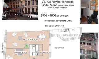 Appartement 2 Pièces 74 m² à louer à Lille (59000)