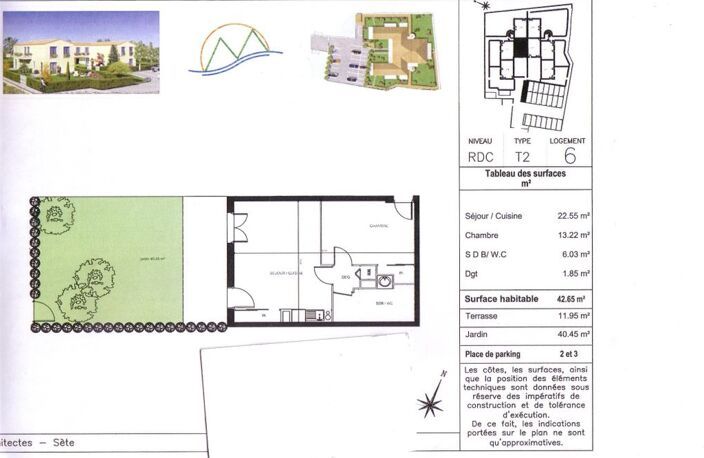 Appartement de 43m2 à louer sur Bouzigues — photo 2