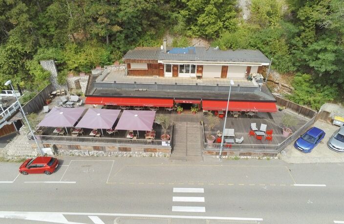 A vendre FDC et MURS, BOURDEAU (73), Bar, Restaurant, Emplacement unique avec vue panoramique, CA 366KE — photo 4