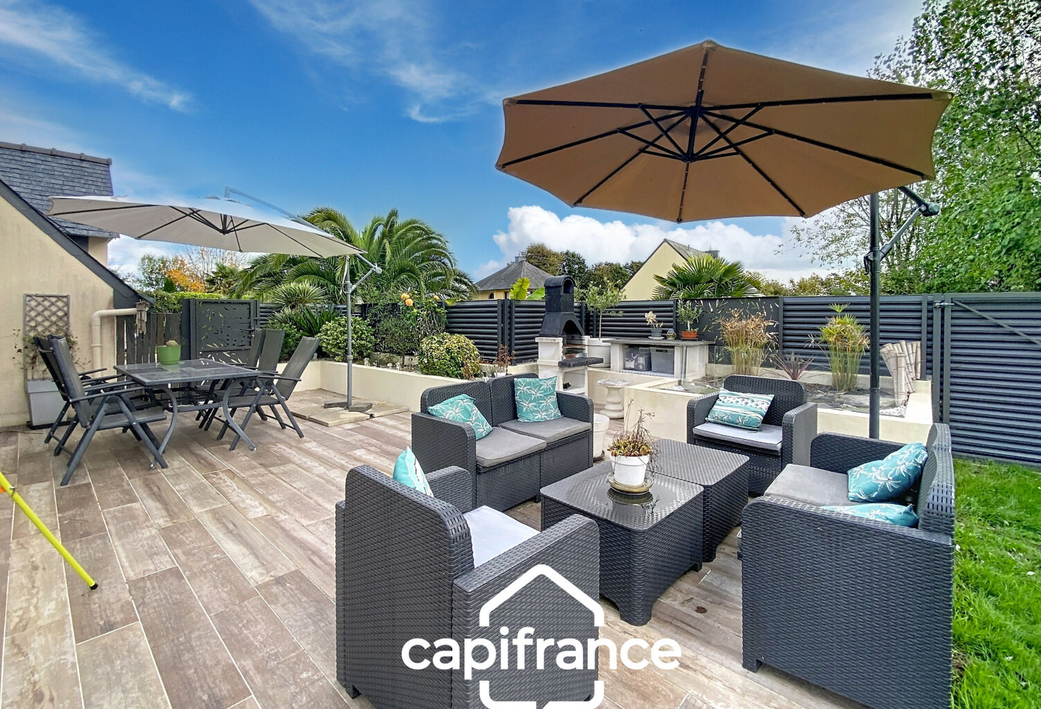 À VENDRE- LOPERHET (29470) - MAISON CONTEMPORAINE F5 - 140 M² HABITABLES - TERRAIN 1023 M² - GARAGE — photo 1