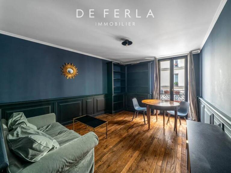 Paris XVIIIème - Montmartre : Deux pièces de charme au calme absolu — photo 1