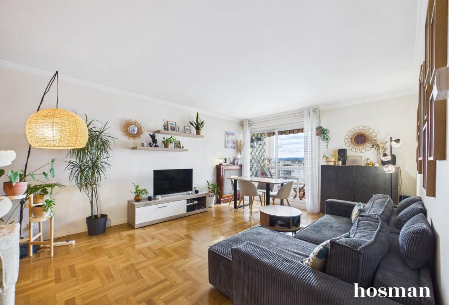 Appartement T3 lumineux de 72,23m² - Climatisation - Dernier étage avec balcon - au calme à Villeurbanne — photo 1