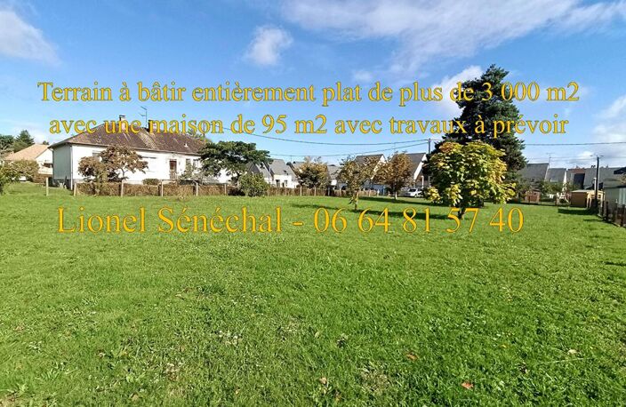 Terrain à bâtir entièrement plat de plus de 3 000 m2 avec une maison de 95 m2 avec travaux à prévoir — photo 4