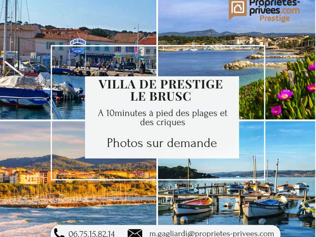 VILLA LE BRUSC- A DEUX PAS DES PLAGES — photo du bien