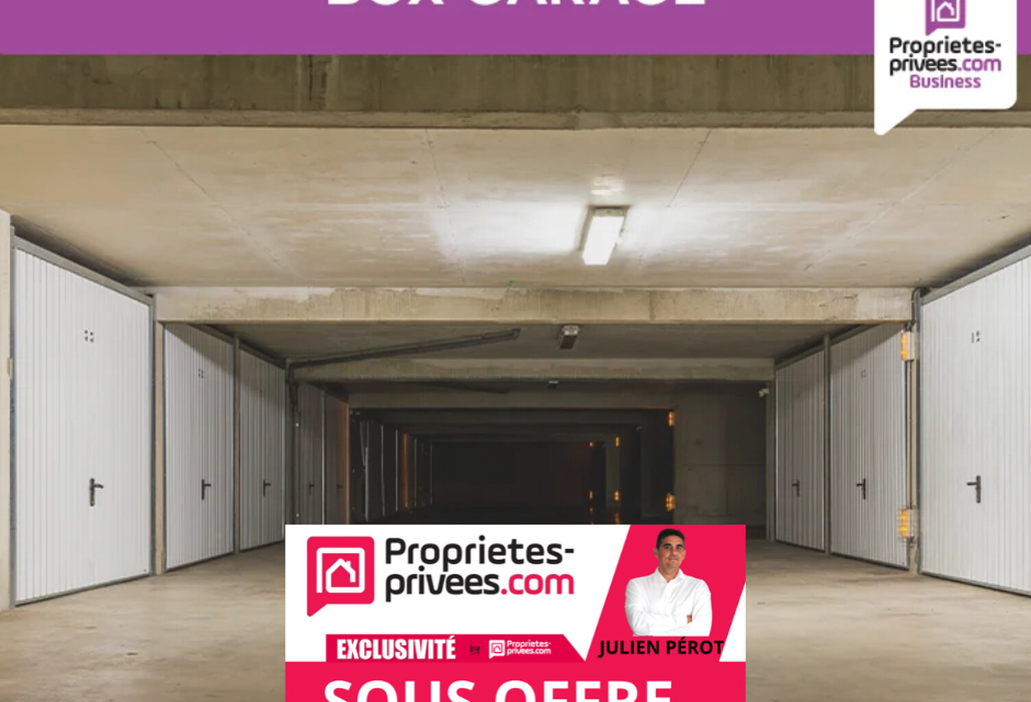 Exclusivité! Garage fermé, en extérieur, en copropriété. La Tour d'Auvergne. Quartier de La Ville Hellio — photo 1